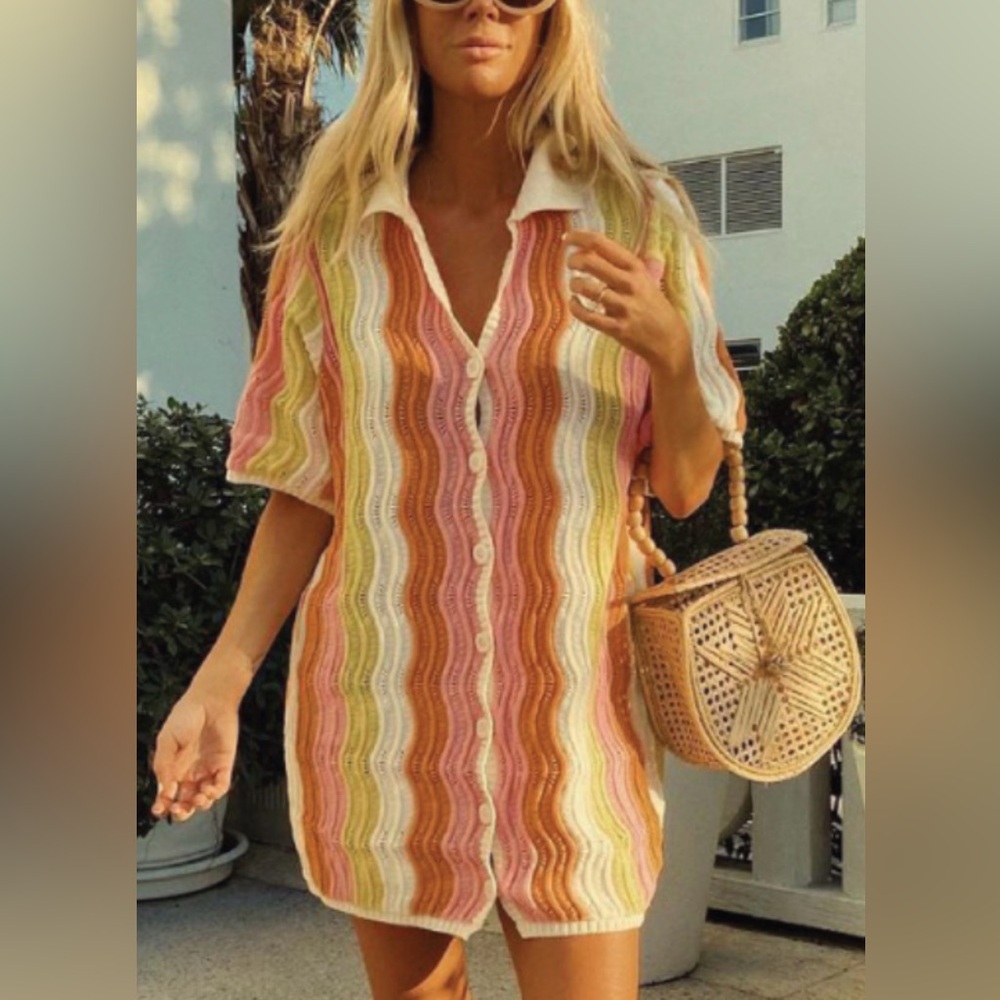 Steele Julio Polo Knit Dress Size O/S